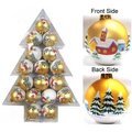 Winterland Winterland WL-ORN-17PK-TR 17 Piece Christmas Plastic Decoration Ball WL-ORN-17PK-TR